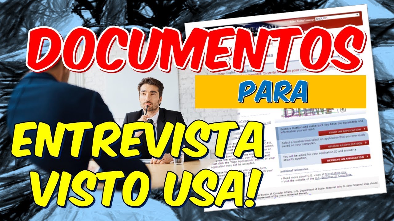 Lista de DOCUMENTOS para ENTREVISTA do VISTO AMERICANO! YouTube