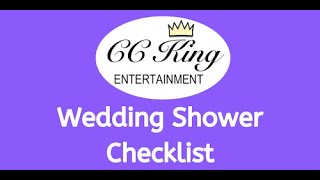 Wedding Shower Checklist