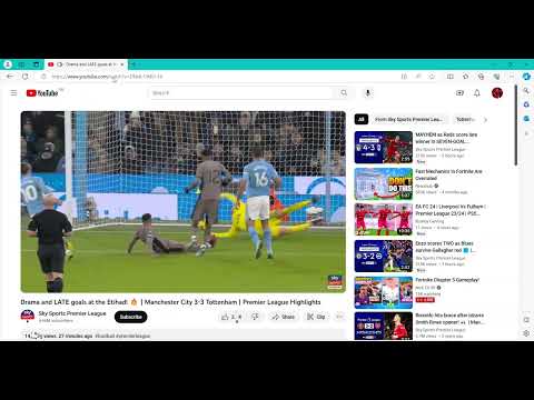 Drama And Late Goals At The Etihad! Manchester City 3 3 Tottenham Premier League Highlights