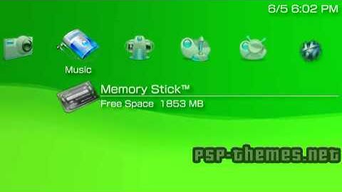 PSP Theme Aqua alien PSP-Themes.NET