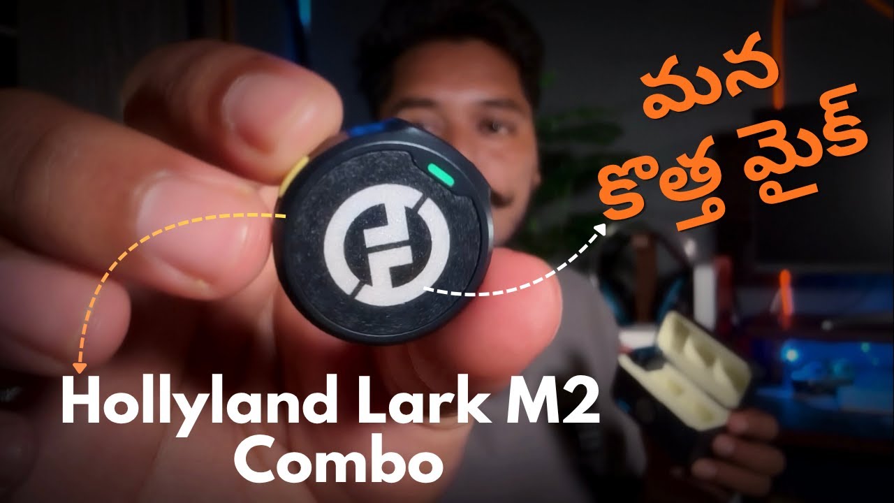 Hollyland Lark M2 Combo 🎤 Unboxing & Review in Telugu | Best Mic for YouTubers