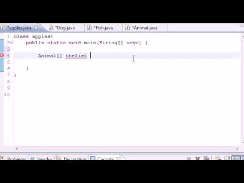 Java Programming Tutorial   61   Simple Polymorphic Program