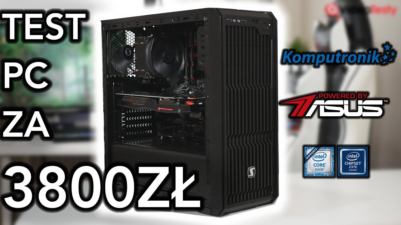 Testujemy PC za 3800ZŁ! | GTX 1060 6GB Strix + I3-8100