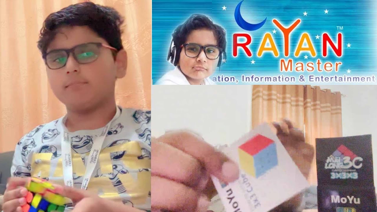 Rayan Math Rayan Master 3x3 Solve #challange #rayanmaster @RayanMaster ...