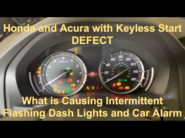 Honda / Acura Random, Intermittent Flashing Dash Lights, Headlights, and Car Alarm - FIX class=
