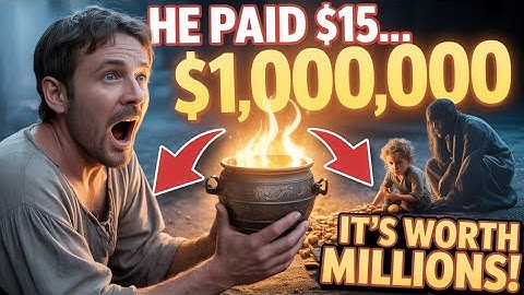 From Junk to Jackpot: Poor Man Finds $1,000,000 Antique in Village Trash! #viralvideo #moralstories