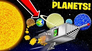 TRAVELING TO ALL THE PLANETS IN MINECRAFT!