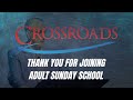 Sunday School: The Covenant - The Exodus (The Birth of Moses)