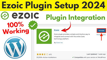 Ezoic Plugin Integration Setup 2024 | How To Integrate WordPress with Ezoic Plugin