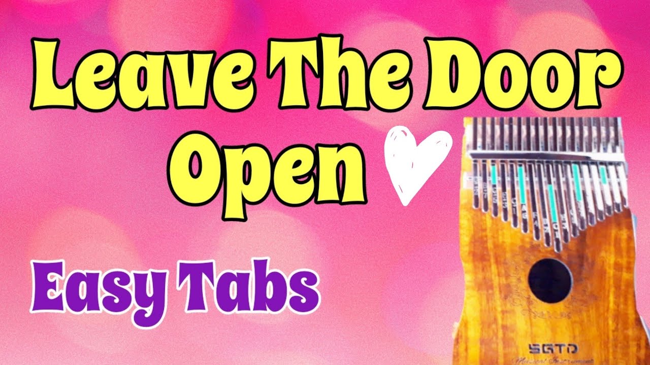 Bruno Mars, Anderson .Paak, Silk Sonic - Leave the Door Open (Easy Tabs/Tutorial ) - Kalimba Cover