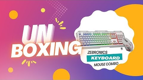 ZEBRONICS TRANSFORMER PRO Gaming Wireless Keyboard & Mouse Combo Review