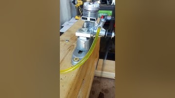 FOX .15 X C/L MODEL AIRPLANE ENGINE FIRST RUN SINCE I REBUILT IT.