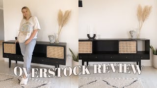 I Bought Furniture From Overstock Midcentury Media Console Review