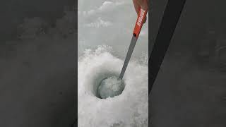 Ice Fishing Winter Camping On A Lake - Full Video On My Channel