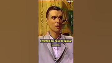 Thumbnail of 'Big Suit' 🤵  - David Byrne of Talking Heads #shorts