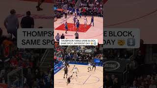 Thompson twins showing their connection with impressive blocks from the same spot on the floor 🧬 🤝