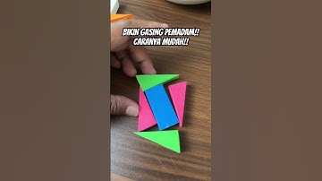 PEMADAM GASING CARANYA MUDAH SEKALI BIKINNYA GASING PENGHAPUS LAJU