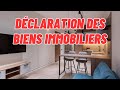 Dclaration des biens immobiliers 2024  les nouveauts 