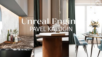 Интерьерная визуализация в Unreal Engine 5 | Итоговая работа Павла Калугина  | ARHI.TEACH