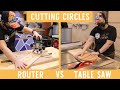 DIY Circle Cutting for Beginners: Router vs. Tablesaw Techniques Compared
