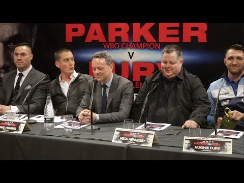 JOSEPH PARKER v HUGHIE FURY -OFFICIAL PRESS CONFERENCE W/ MICK HENNESSY , PETER FURY & DAVE HIGGINS