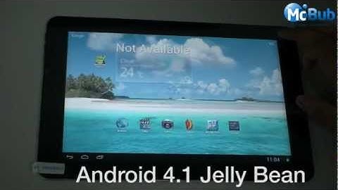 Android 4.1 Jelly Bean CUBE U30gt