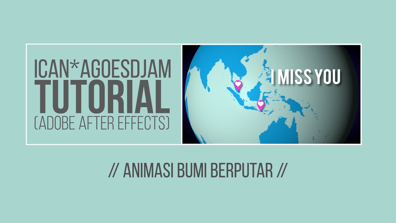 Animasi Bumi Berputar Bahasa Indonesia YouTube