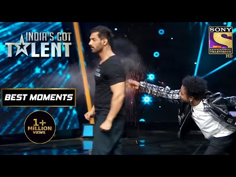 John और इस Contestant के बीच हुई टक्कर | India's Got Talent | Kirron K, Shilpa S, Badshah, Manoj M