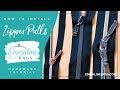 How to Put #3 and #5 Sliders on Zipper Tape