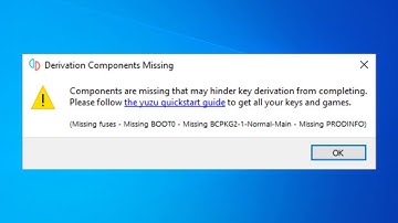 Fix Derivation Components Missing Yuzu - Missing Header Key