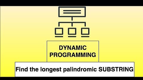 javascript dynamic programming problems - Find the longest palindrome substring