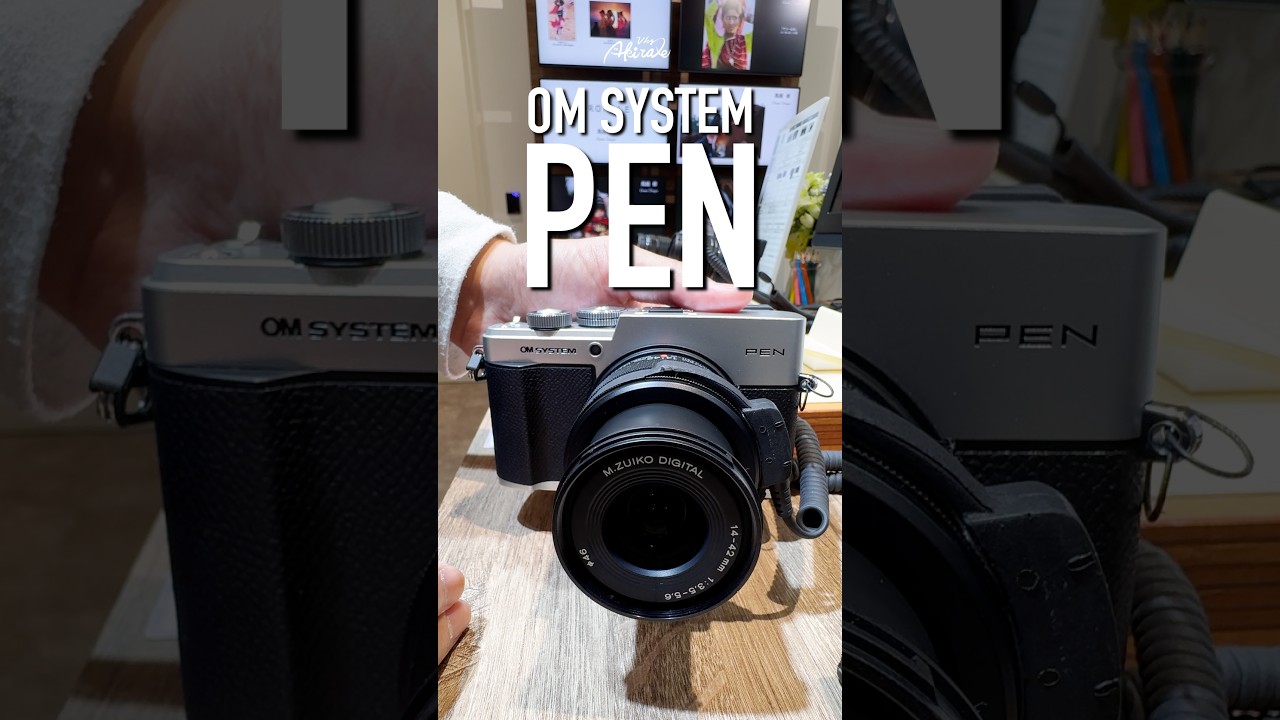 I got my hands on the OM SYSTEM PEN. - YouTube