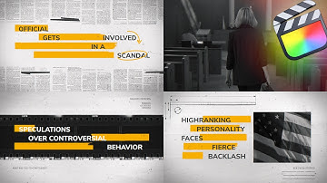 Scandal Modular Template for Final Cut Pro — MotionVFX