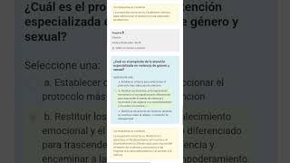 Curso virtual para la aplicación de la NOM-046-SSA2-2005 - Evaluación Módulo 3
