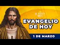 EVANGELIO DE HOY, Miércoles 1 De Marzo De 2023 - Cosmovision