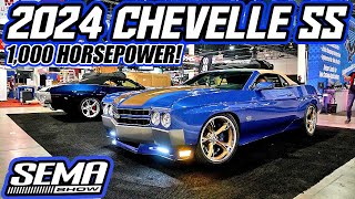 2024 Chevelle SS Convertibles at SEMA 2023 - 1000 HP AND SOUNDS NASTY! 70/SS Built by TransAM Depot