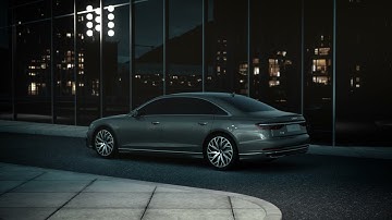 Audi A8 2022 Digital Matrix LED and digital OLED technology