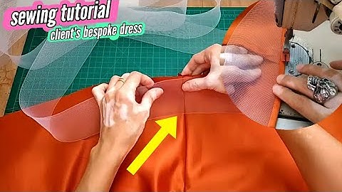 🧵 Sewing Horsehair Braid × Adding Horsehair Braid on a Dress × How to Sew a Dress × Sewing Tutorial