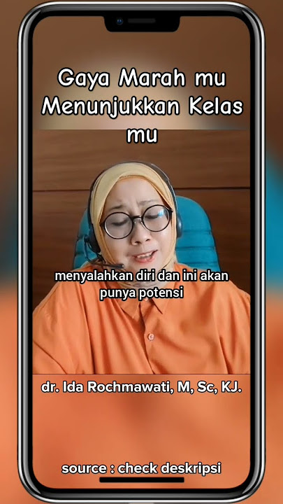 GAYA MARAH MU MENUNJUKKAN KELAS MU