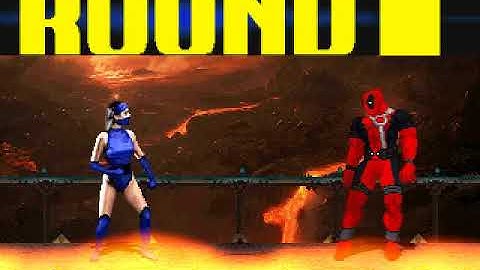 MK2 Kitana vs Deadpool MUGEN BATTLE
