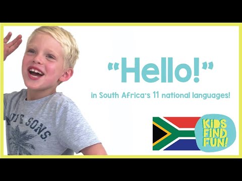 Hello in South Africa’s 11 official languages – Kids say hello in all 11 languages! (Episode 1)