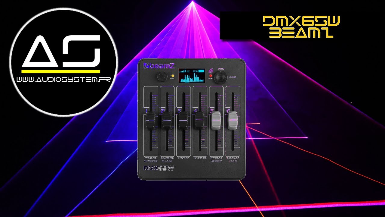 Contrôleur DMX sans fil, sur batterie - DMX65W