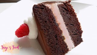 Chocolate-Raspberry Mousse Cake