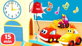 Машинки Мокас поют песенки 🎵 Музыкальные мультики для детей