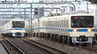 小田急電鉄　8000形 先頭車8566編成+先頭車8165編成 ＆ 先頭車8052編成+先頭車8252編成　小田急線 千歳船橋駅