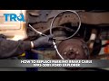 How to Replace Parking Brake Cable 1995-2001 Ford Explorer