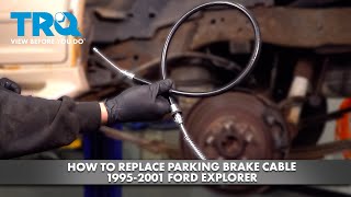 How to Replace Parking Brake Cable 1995-2001 Ford Explorer