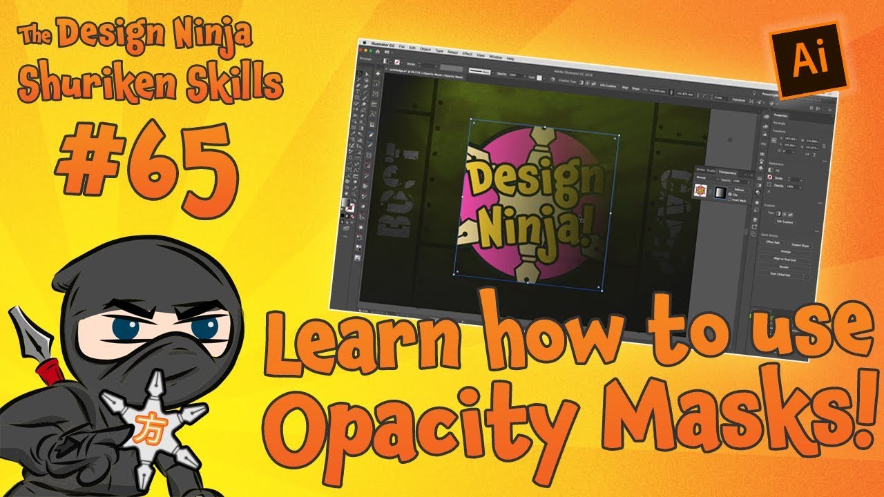 Use Opacity Masks In Illustrator SKN 065 YouTube use-opacity-masks-in-illustrator-skn-065-youtube