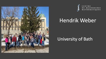 Hendrik Weber: Interacting Particle Systems and stochastic PDEs