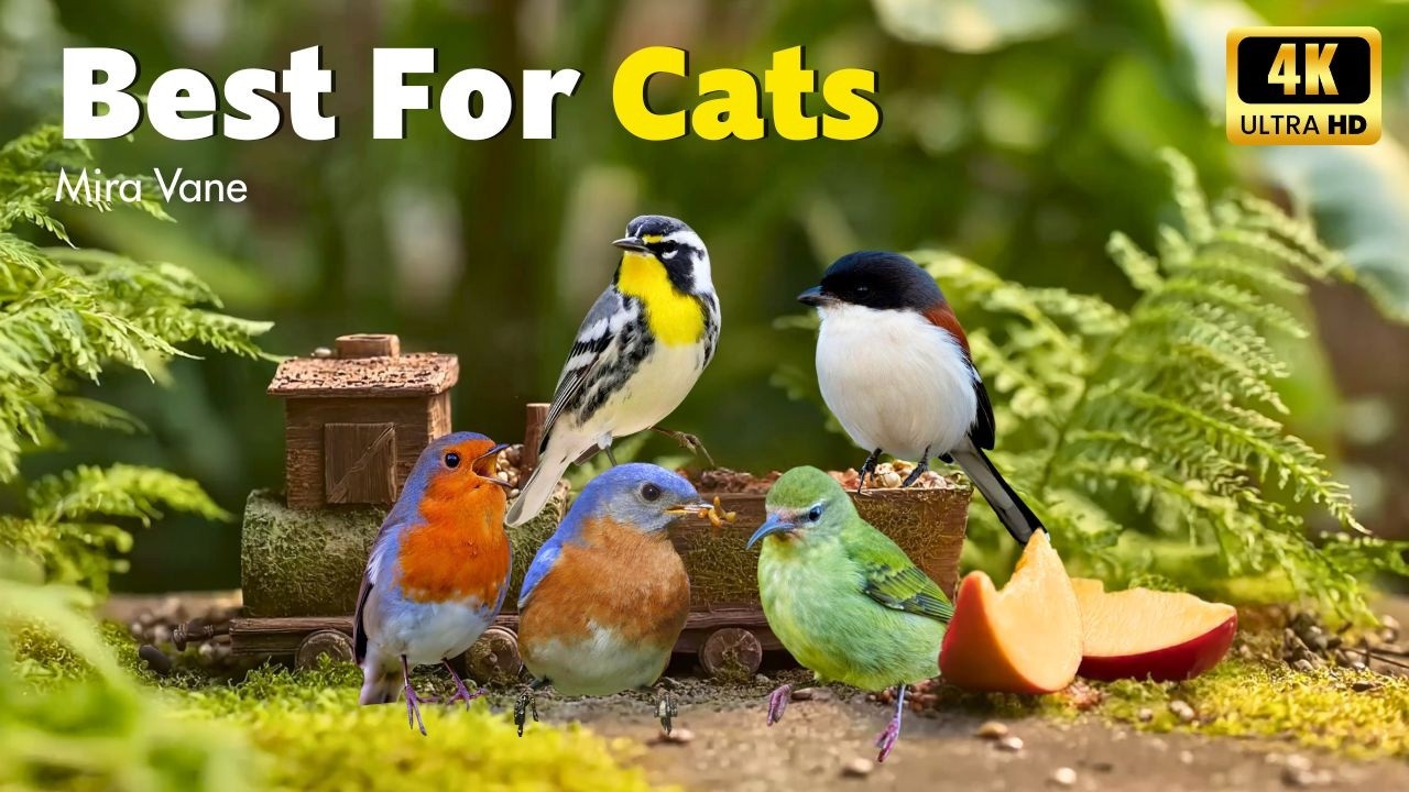 Chirp, Purr, and Relax 🐱✨ Gentle Birds Chirping for Your Cat’s Calm, Entertainment & Stress Relief